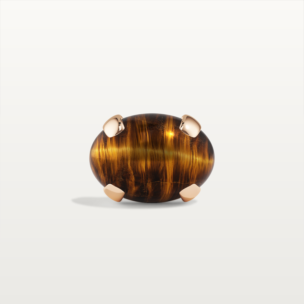 ICON OVAL TIGER'S EYE