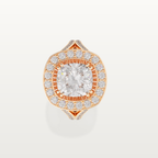 Cusion Halo Diamond Ring