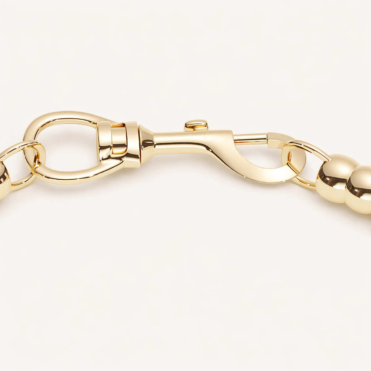 Swivel hook pearl necklace