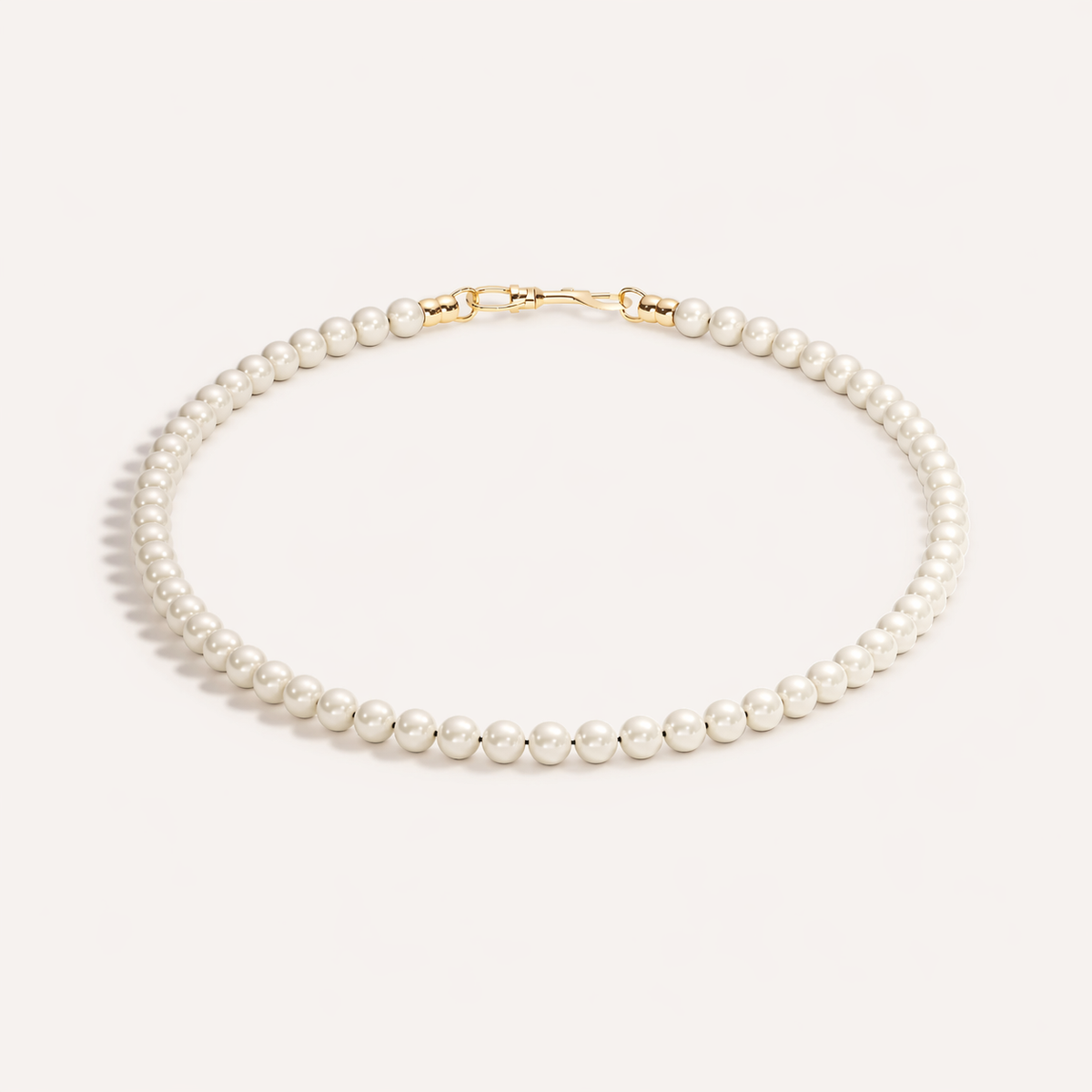 Swivel hook pearl necklace