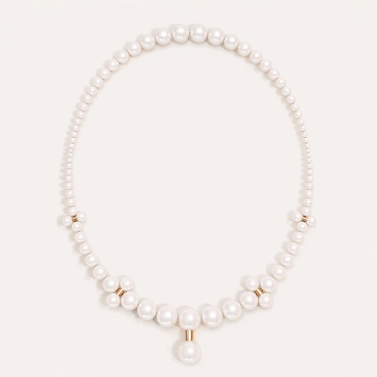 The Barbelle Pearl Necklace