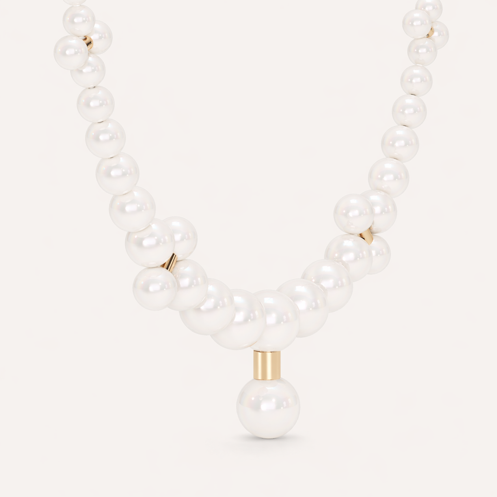 The Barbelle Pearl Necklace