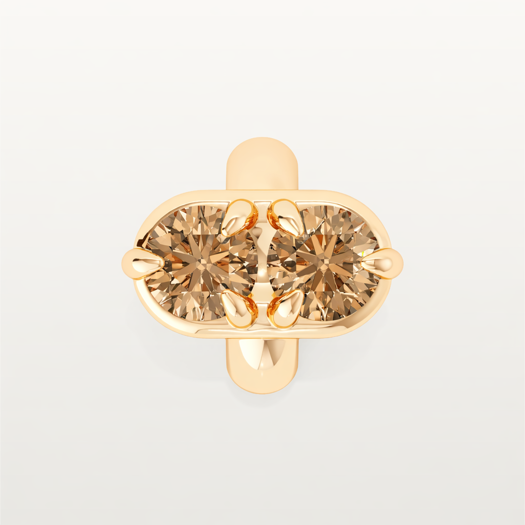 DOUBLE BROWN DIAMOND ICON