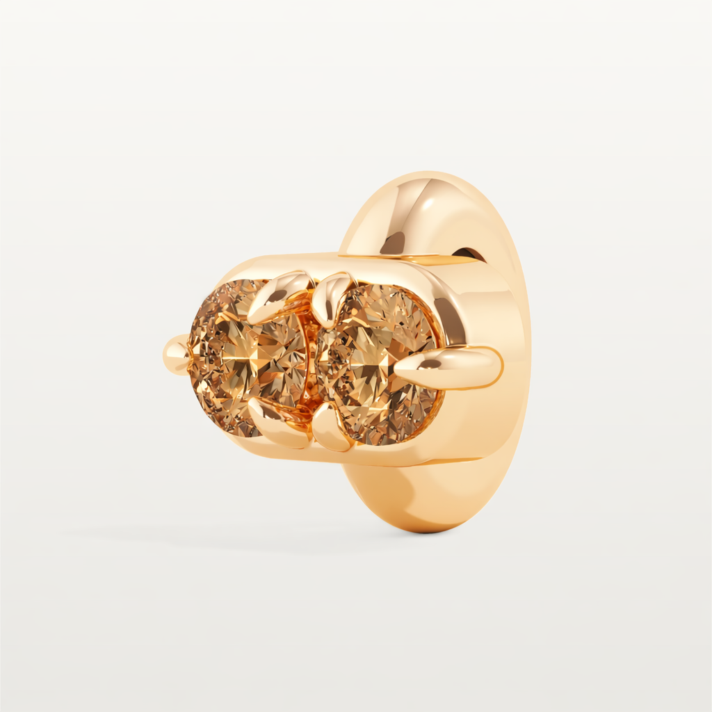 DOUBLE BROWN DIAMOND ICON