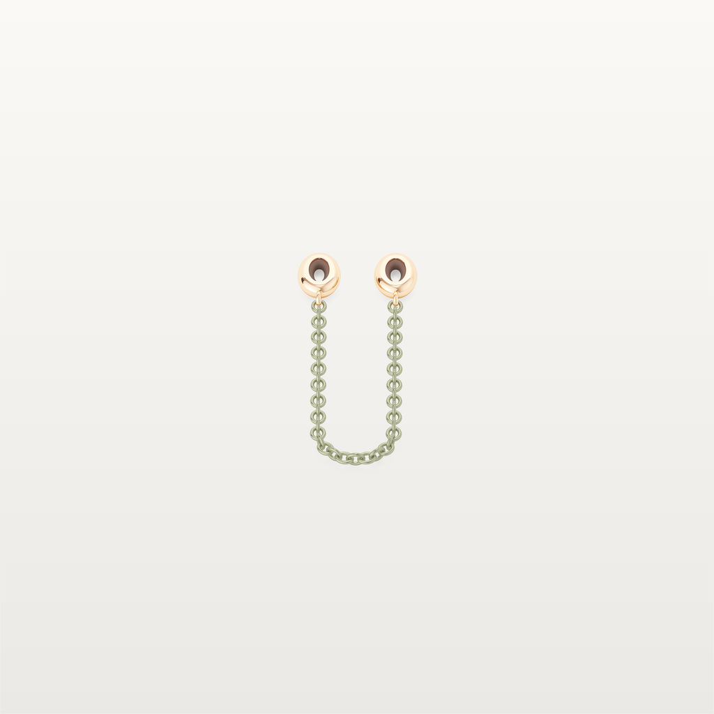 SECURITY CHAIN ICON OLIVE GREEN
