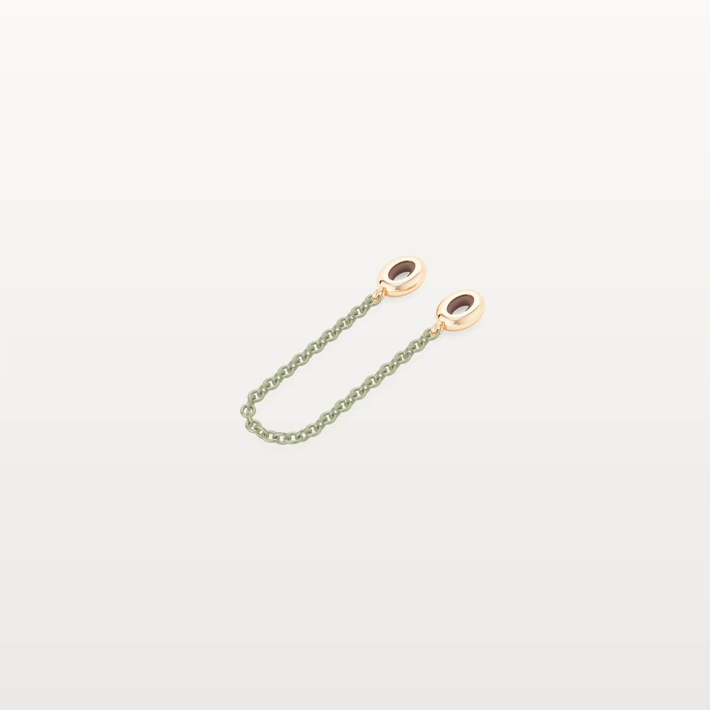 SECURITY CHAIN ICON OLIVE GREEN