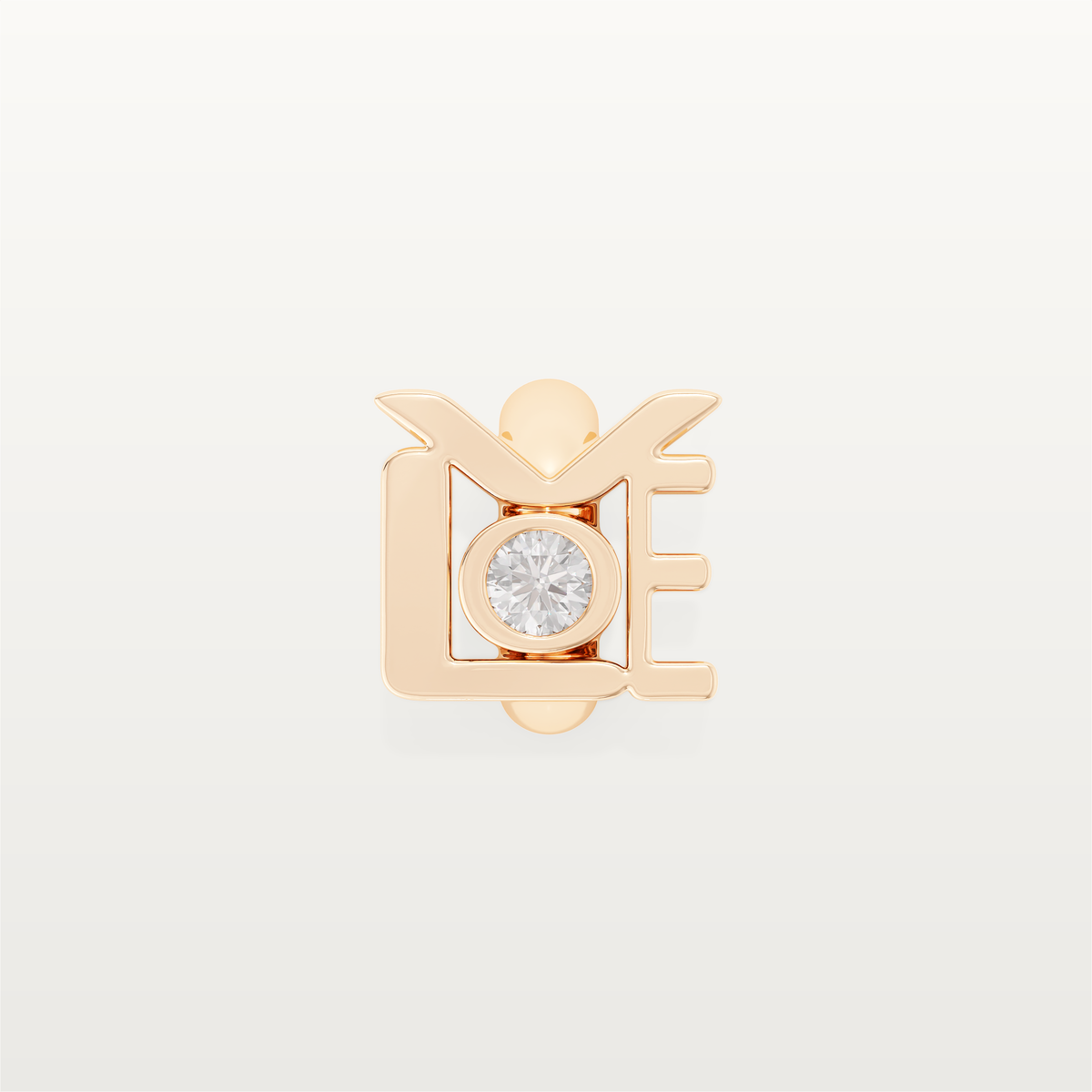 LOVE ICON diamond accent