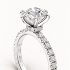 Serenne 18K WG – detail of setting