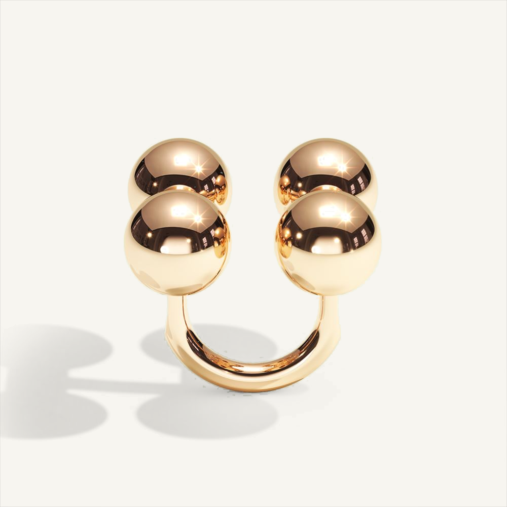 Barbelle Dou – rose gold – view 2