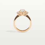 BEATRIX Trilogy Ring in 18K rose gold – setting profile