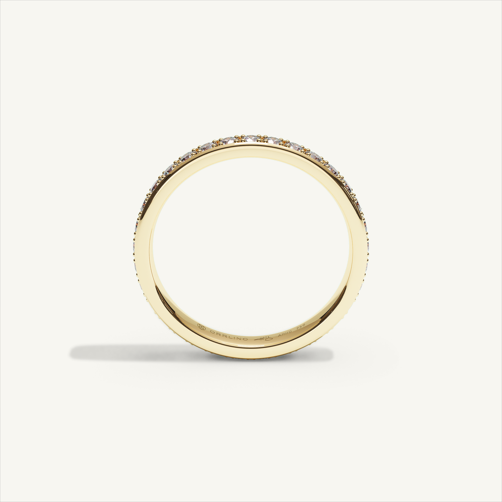CANAL 92-2.5 Full Eternity Ring, 18K yellow gold, view 3