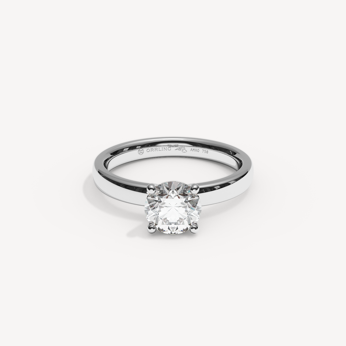COVAMONTE 18K White Gold round 1.00 ct – view 1