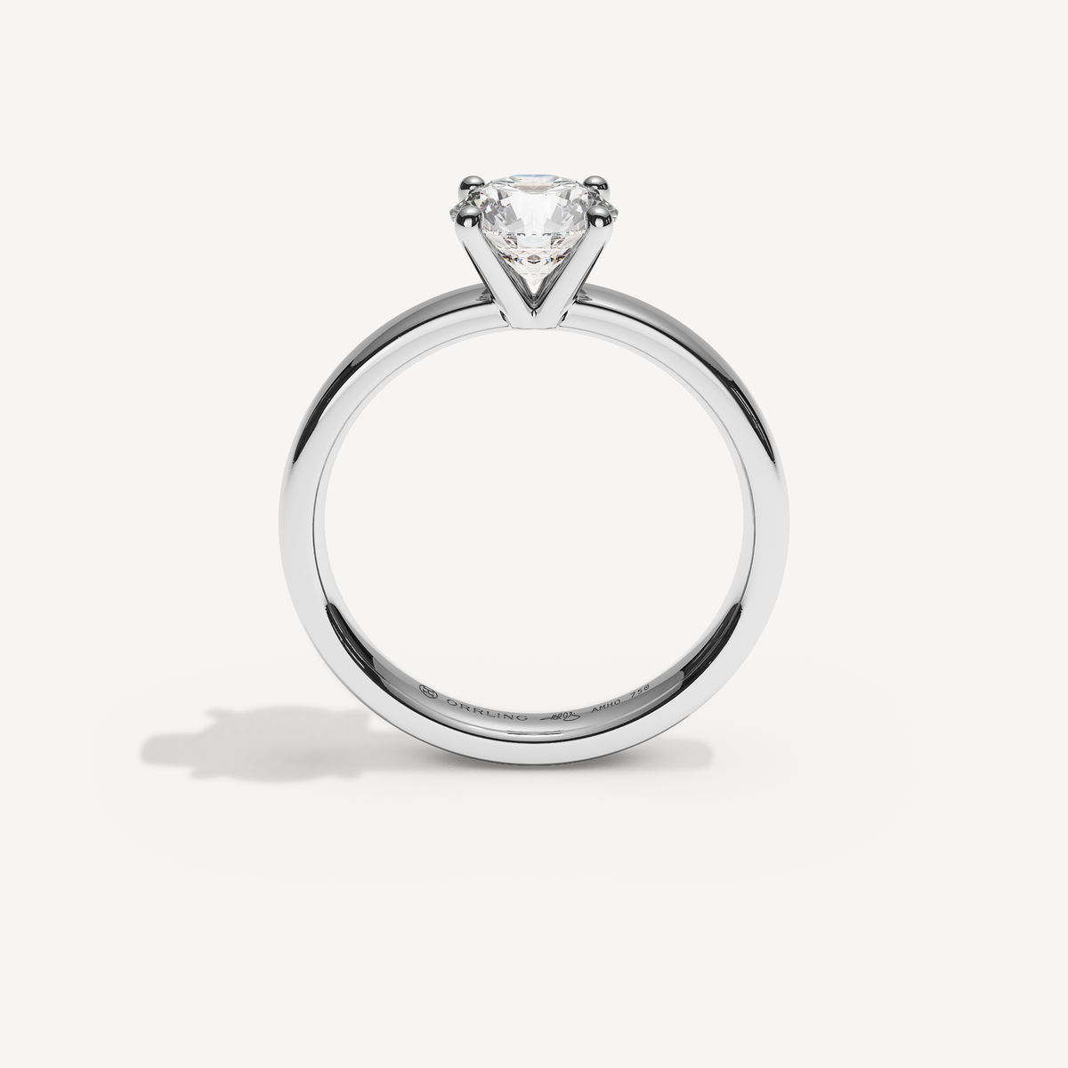 COVAMONTE 18K White Gold round 1.00 ct – view 3