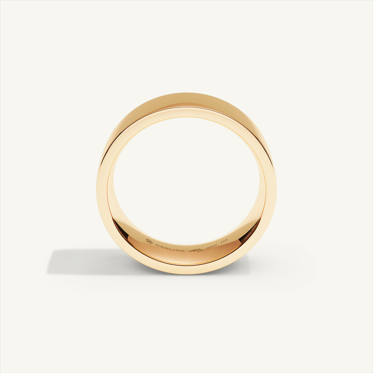 ECHELON 6 mm Wedding Band in 18K Rose Gold – view 3
