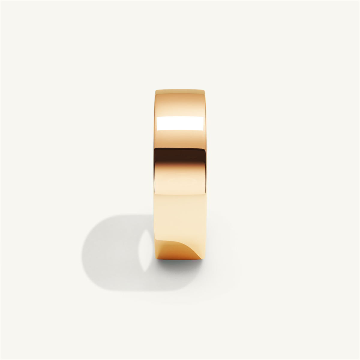 ECHELON 6 mm Wedding Band in 18K Rose Gold – view 4