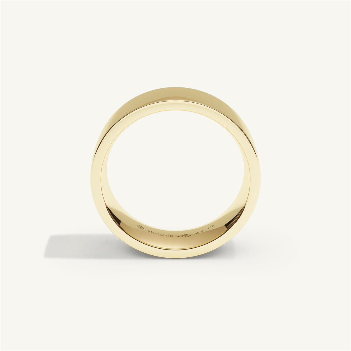 ECHELON 6 mm Wedding Band in 18K Yellow Gold – view 3