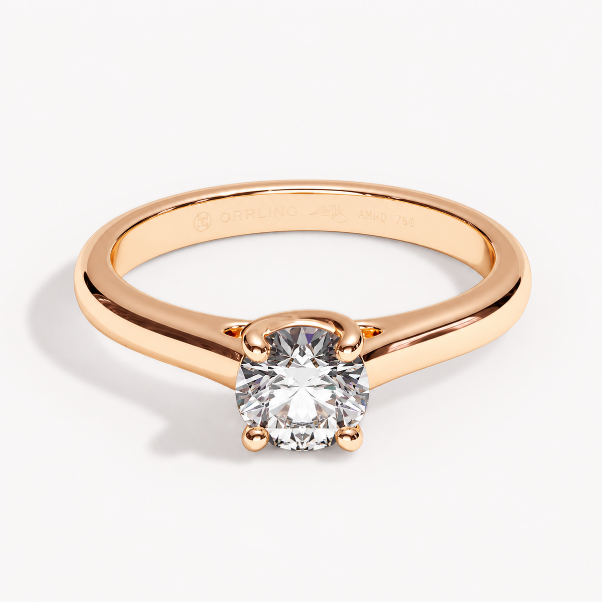Orrling Entwine rose gold 0.7 ct – front view