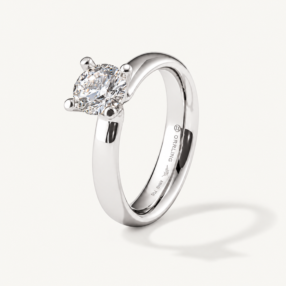 Orrling FlowOne white gold 1 ct – view 2