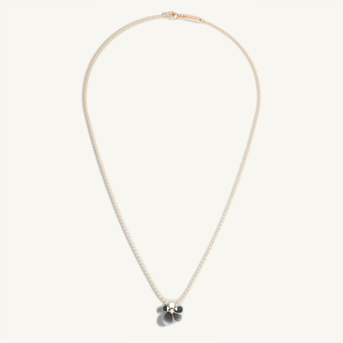 Gisela Onyx Solitaire Necklace — view 6