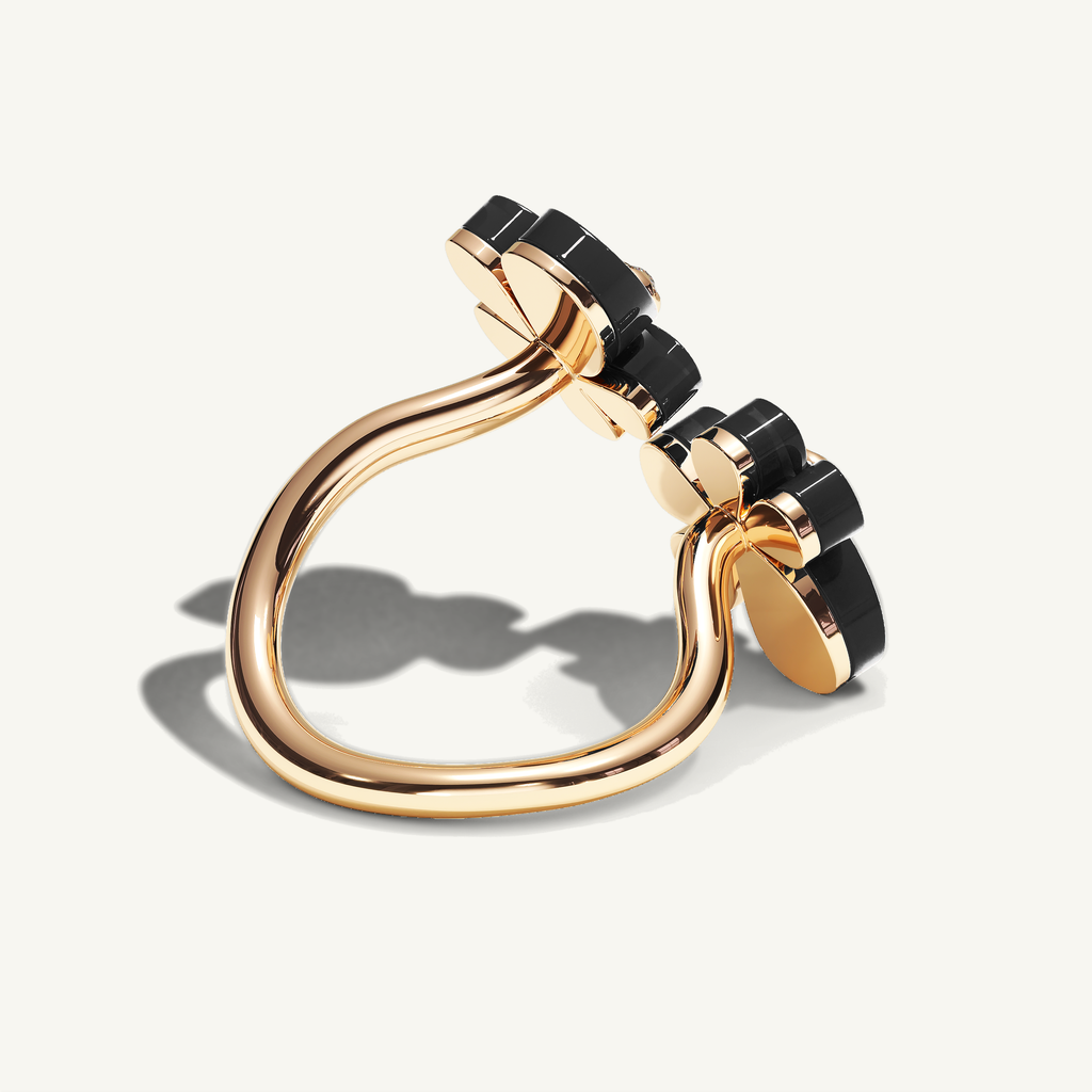 Gisela Onyx Siblings Ring — view 5