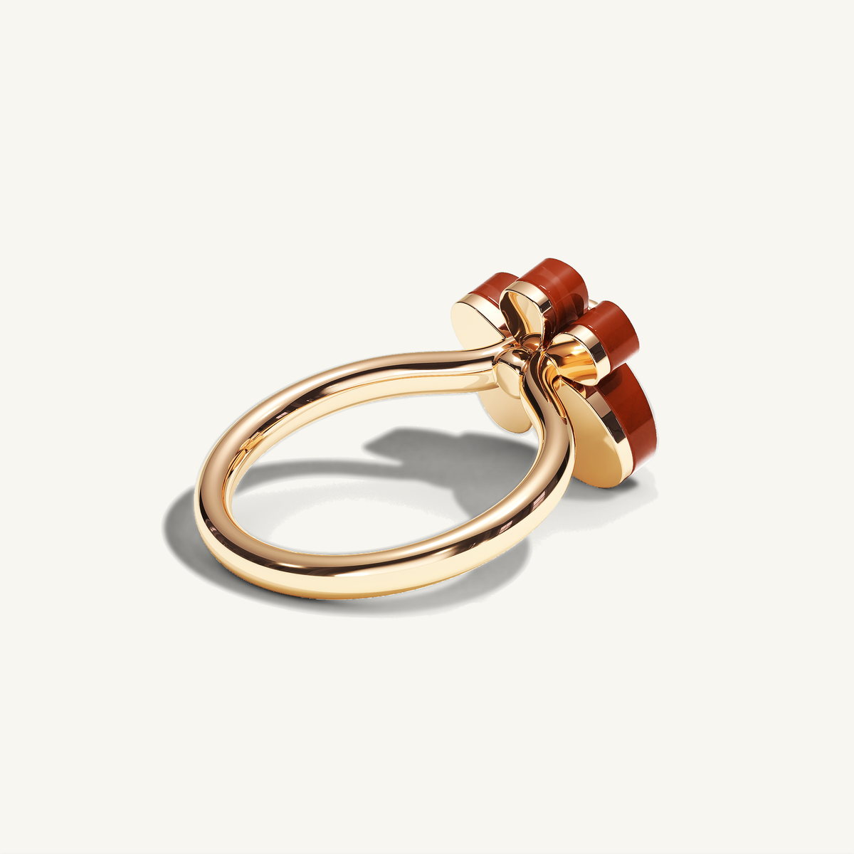 Gisela Carnelian Solitaire Ring — view 5