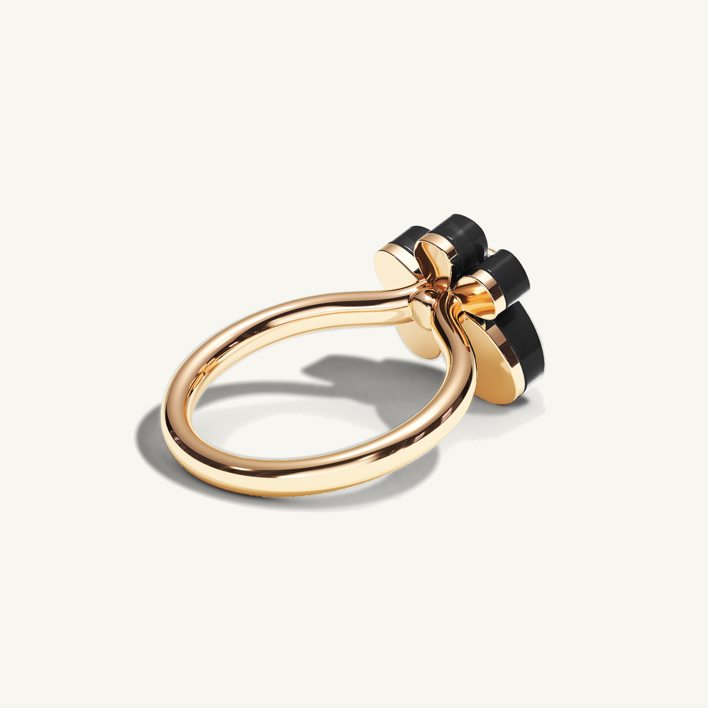Gisela Onyx Solitaire Ring — view 5