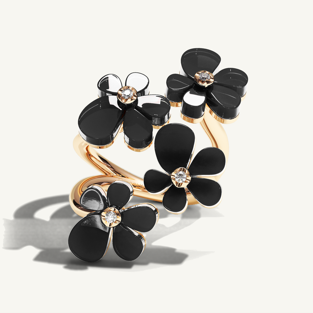 Gisela Onyx Tetra Ring — view 1