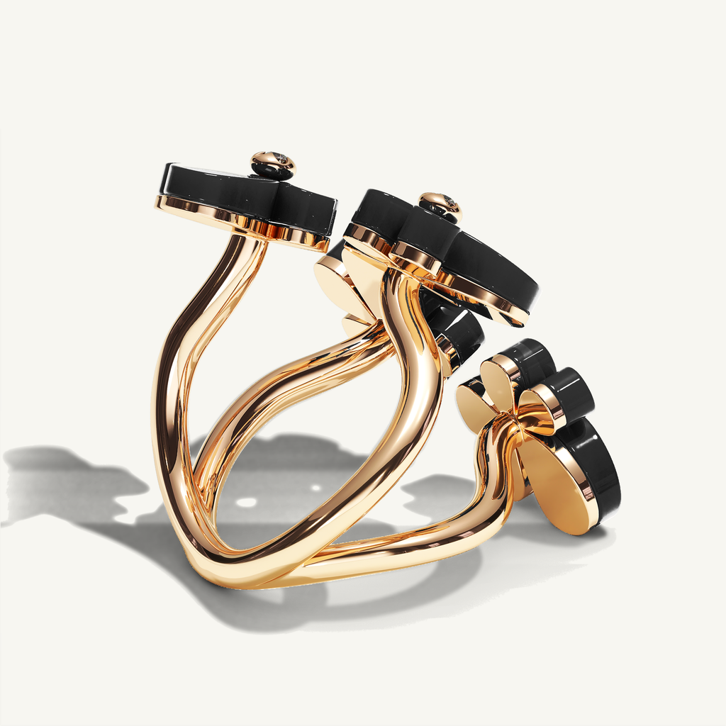 Gisela Onyx Tetra Ring — view 5