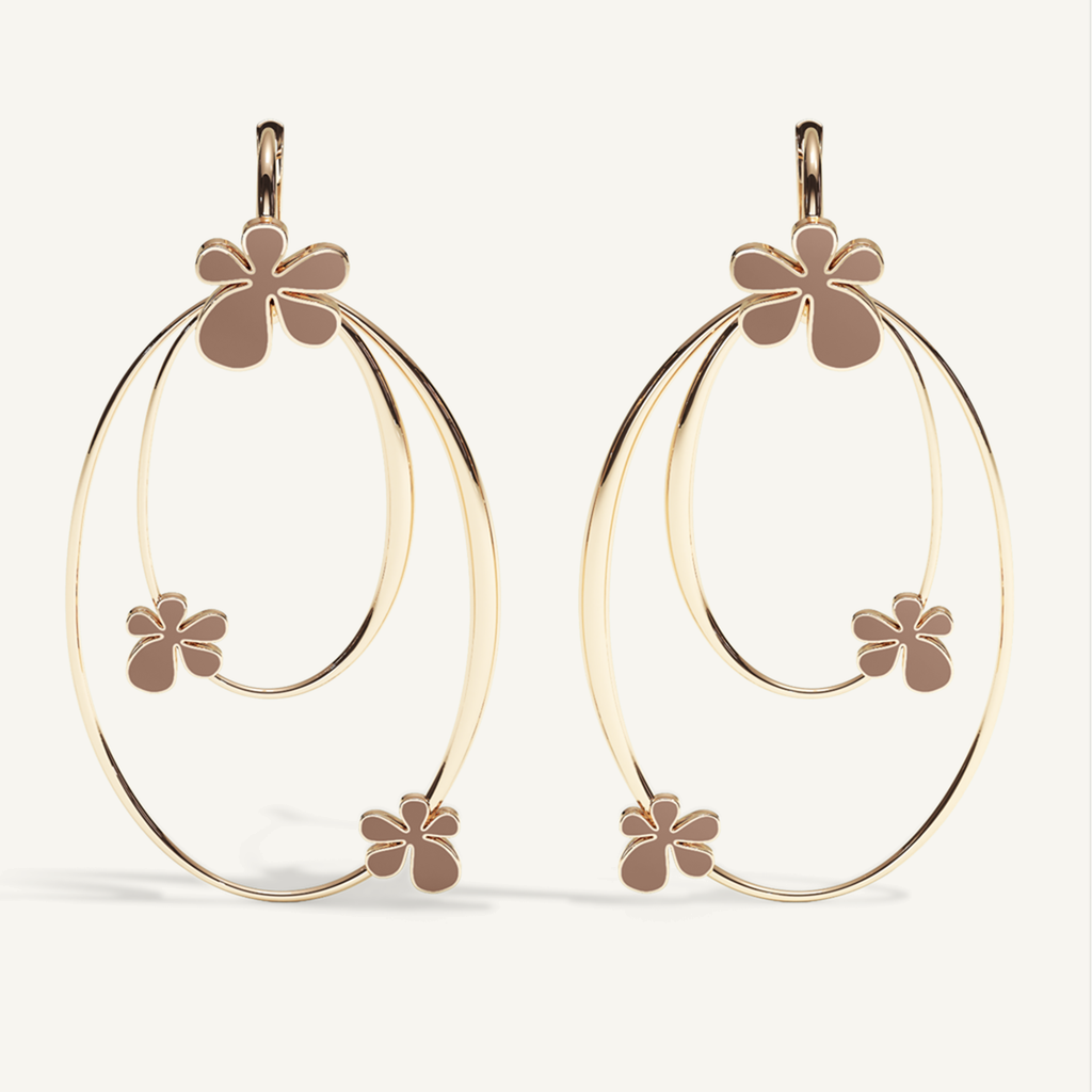 Gisela Enamel Chandeliers – Mocca Brown product view 1