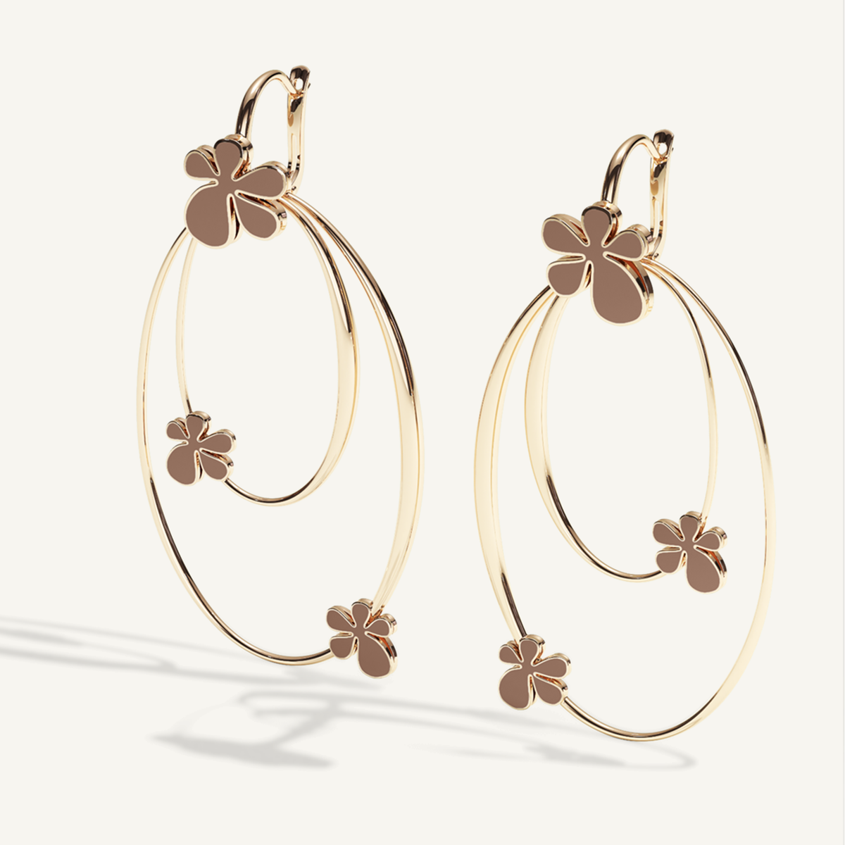 Gisela Enamel Chandeliers – Mocca Brown product view 3