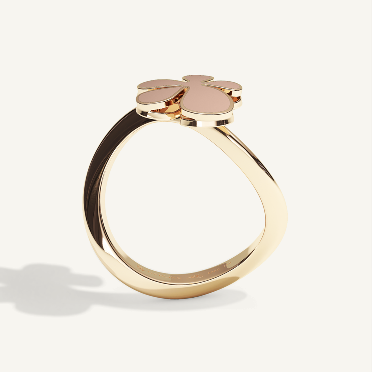 Gisela Enamel Ring – Mocca Brown product view 3