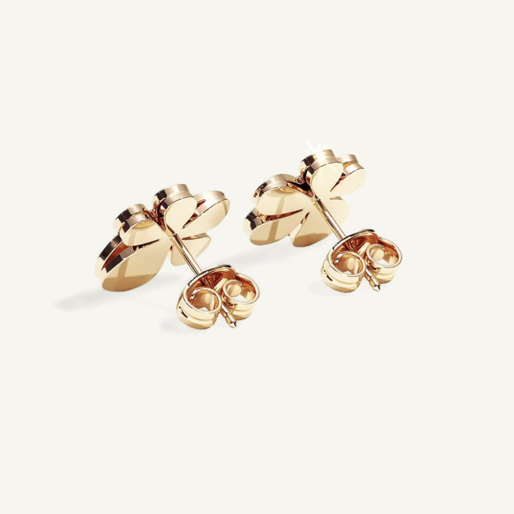 Gisela Enamel Studs – Electric Turquoise product view 5