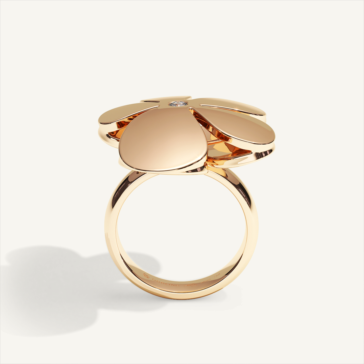 Gisela Grand Flower Ring – Rose Gold product view 3