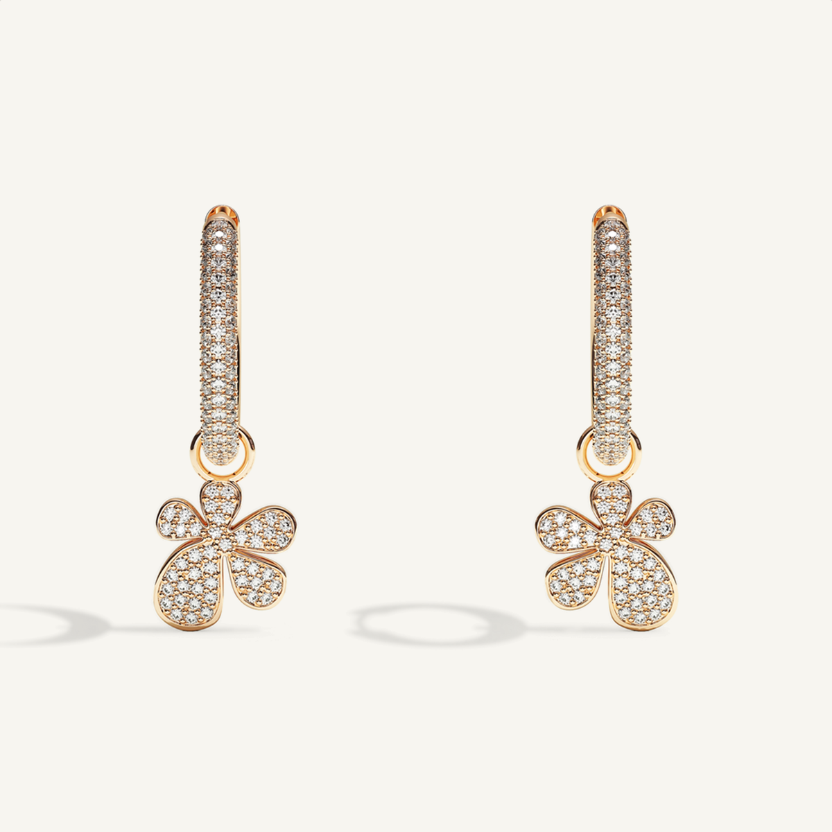 Gisela Pavé Creole Earrings –  product view 1