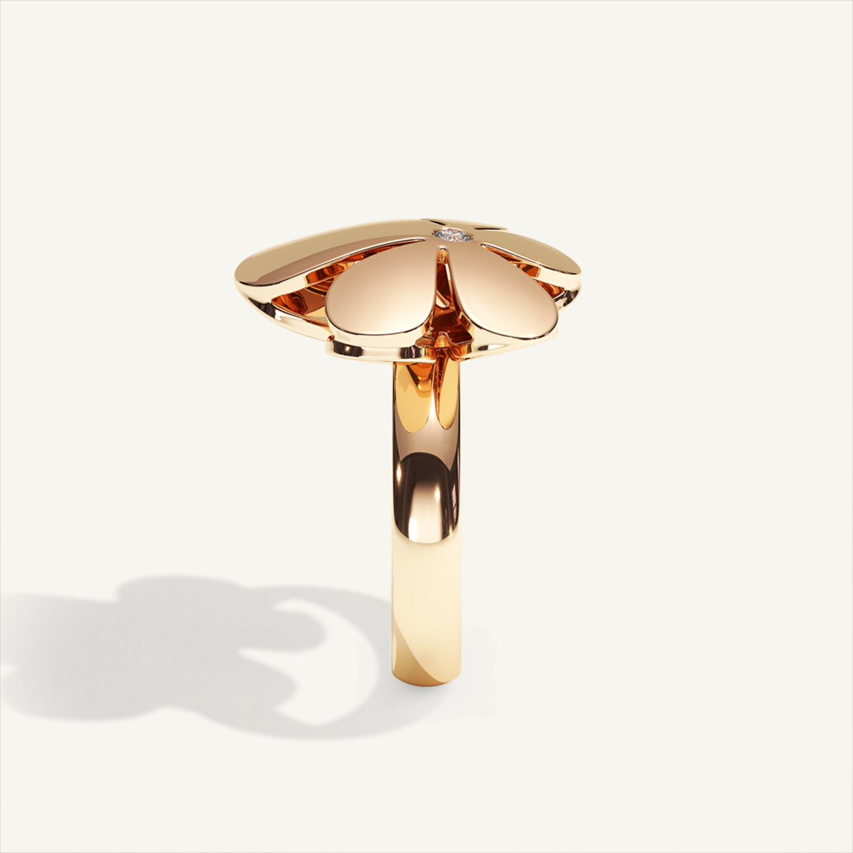 Gisela Petit Flower Ring – Rose Gold product view 2