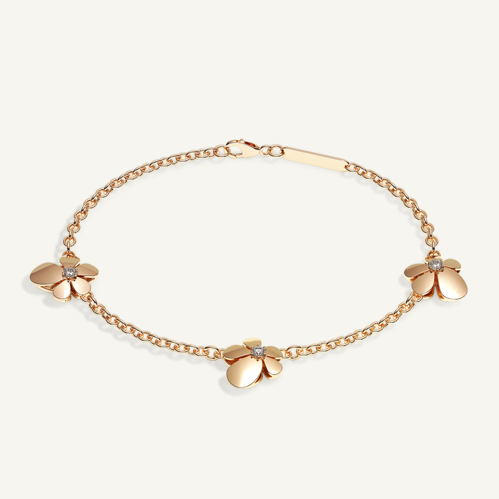Gisela Three Flower Bracelet –  product view 1