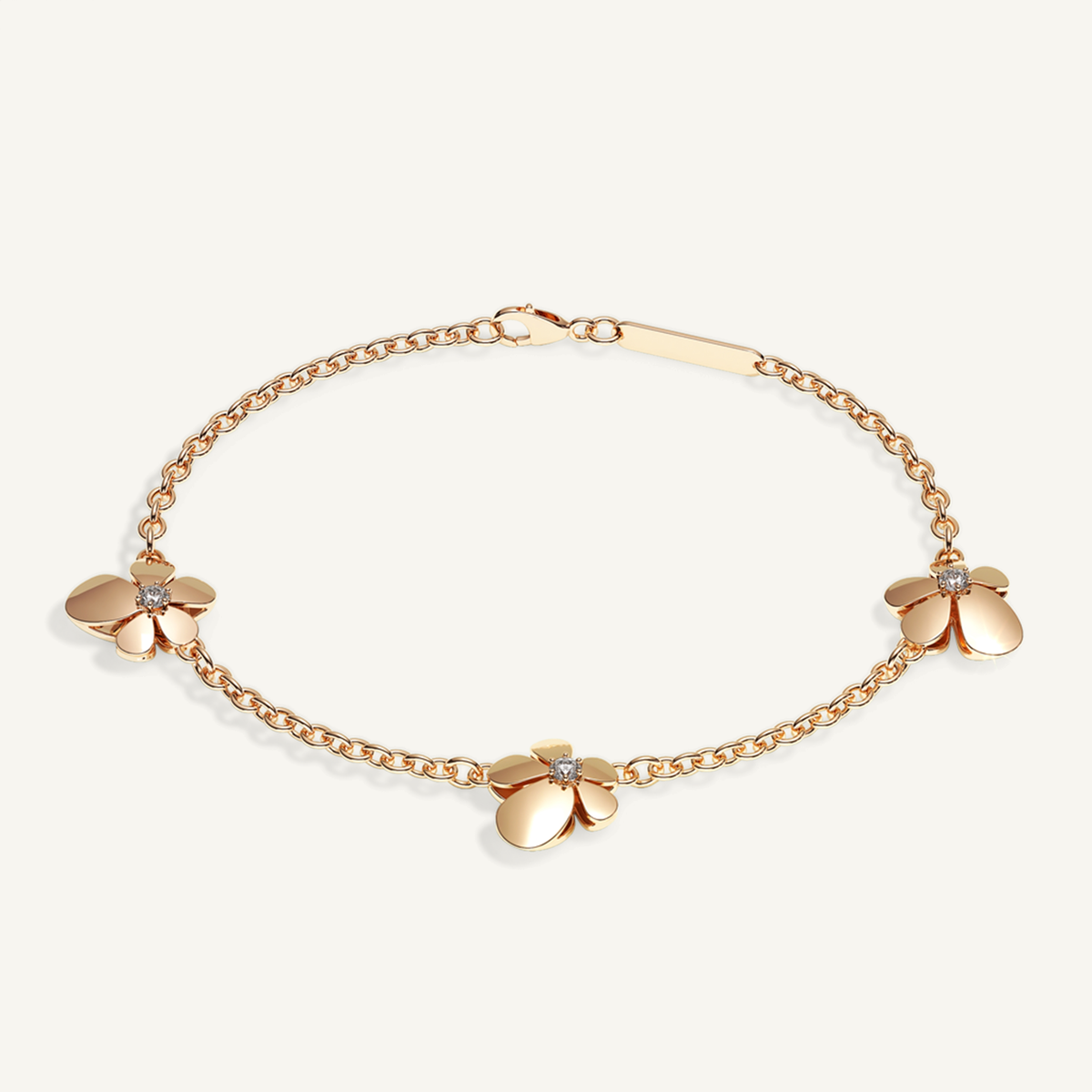 Gisela Three Flower Bracelet –  product view 1