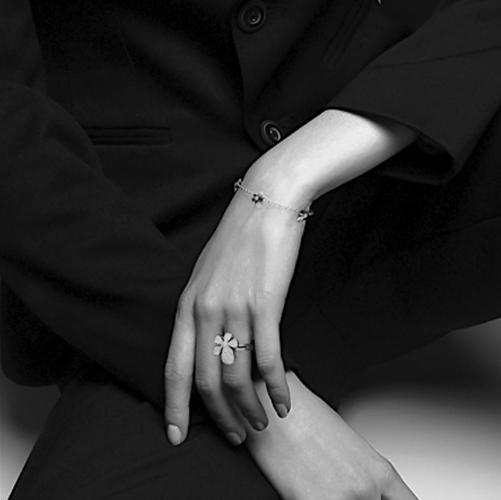 Gisela Three Flower Bracelet –  on model 4