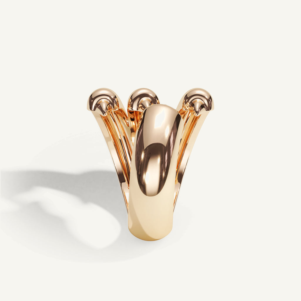 Griffe Clutch Ring – Rose Gold – view 3