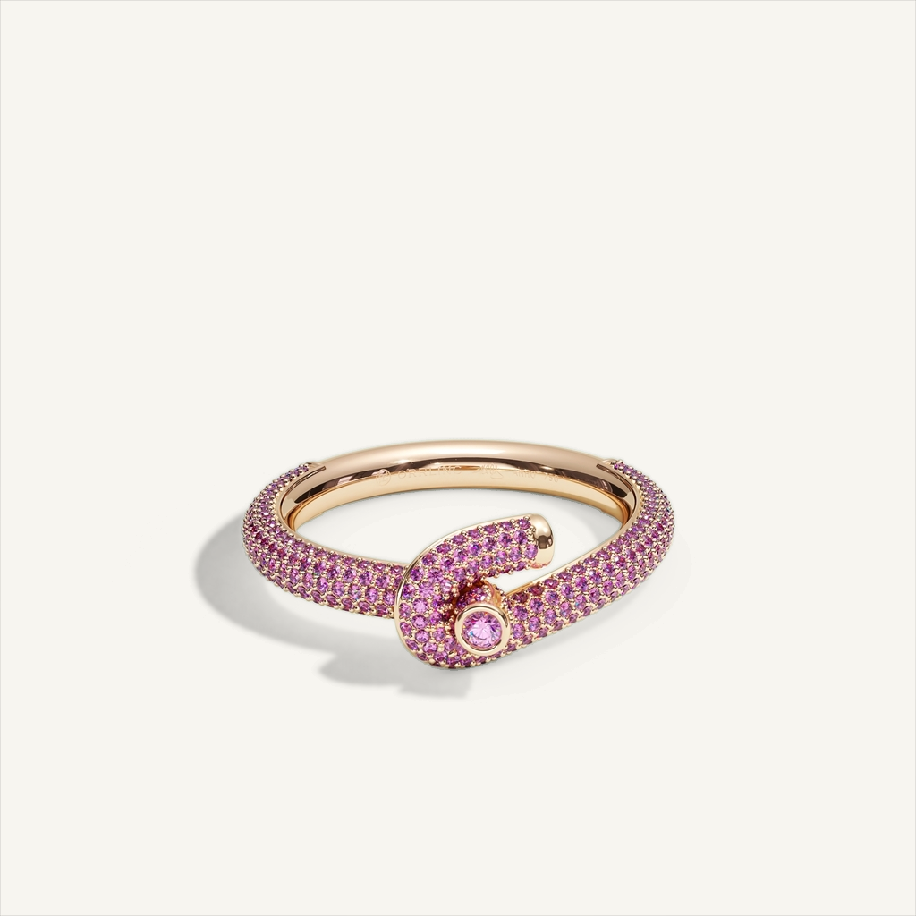 DEEP TEAL Ring Pavé — product view