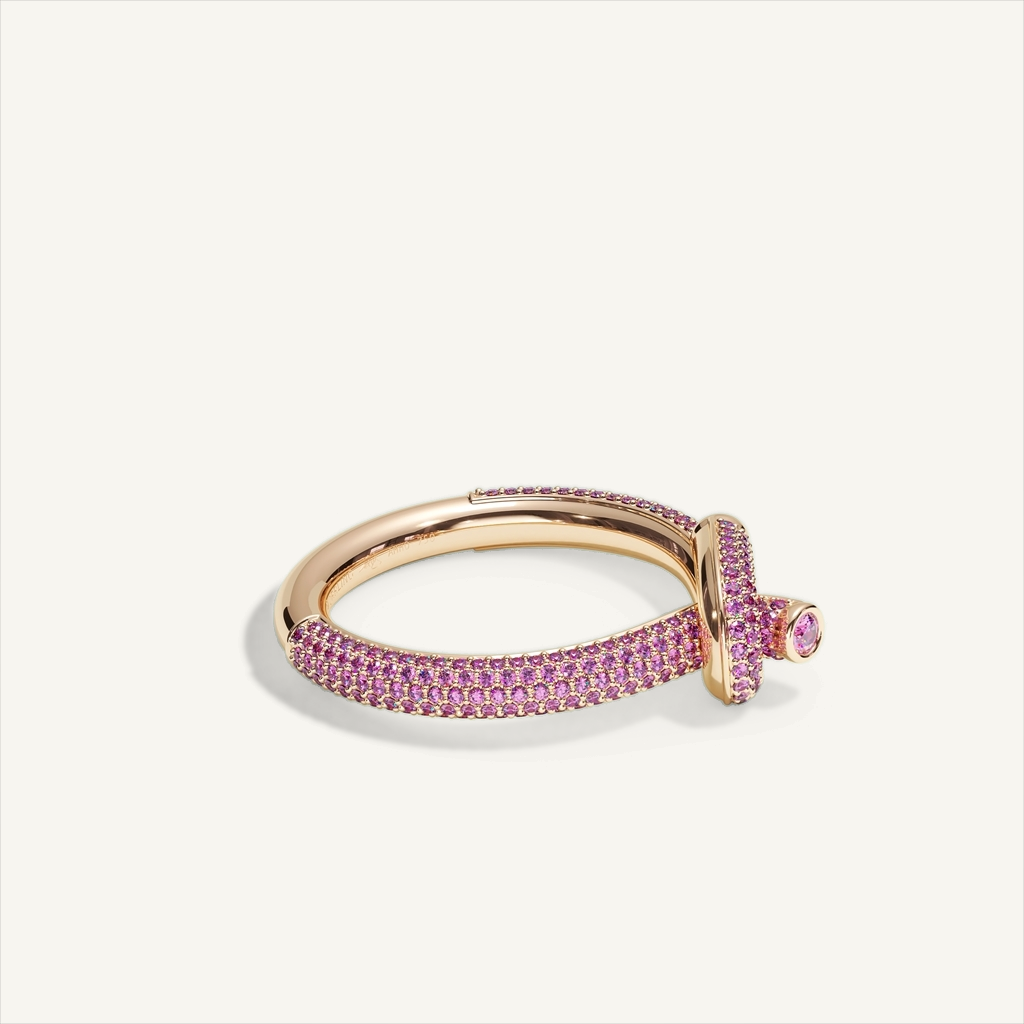 DEEP TEAL Ring Pavé — product view