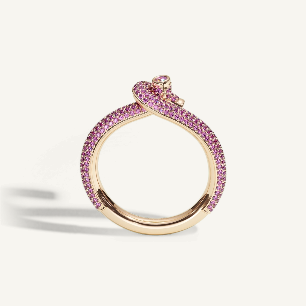 DEEP TEAL Ring Pavé — product view