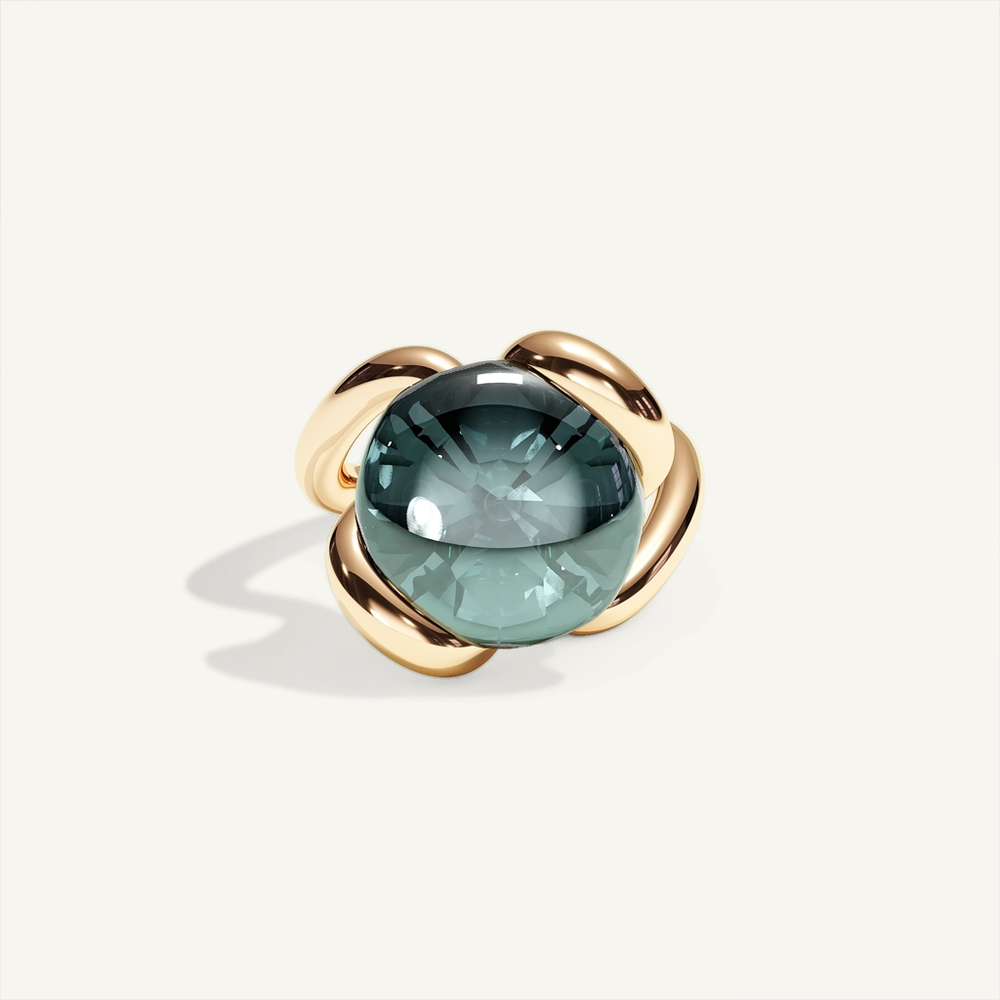DEEP TEAL Stone Ring — product view