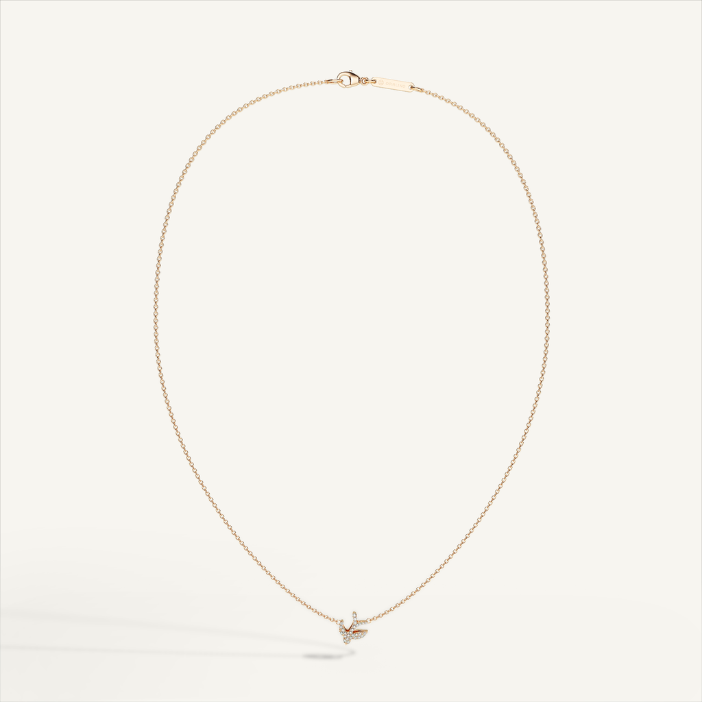 Little Nomad Solitaire Pavé Necklace — original product view 4