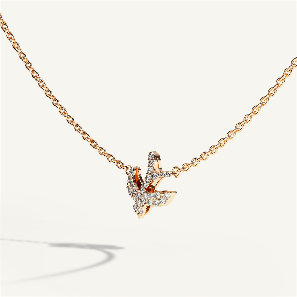 Little Nomad Trilogy Pavé Necklace — original product view 2