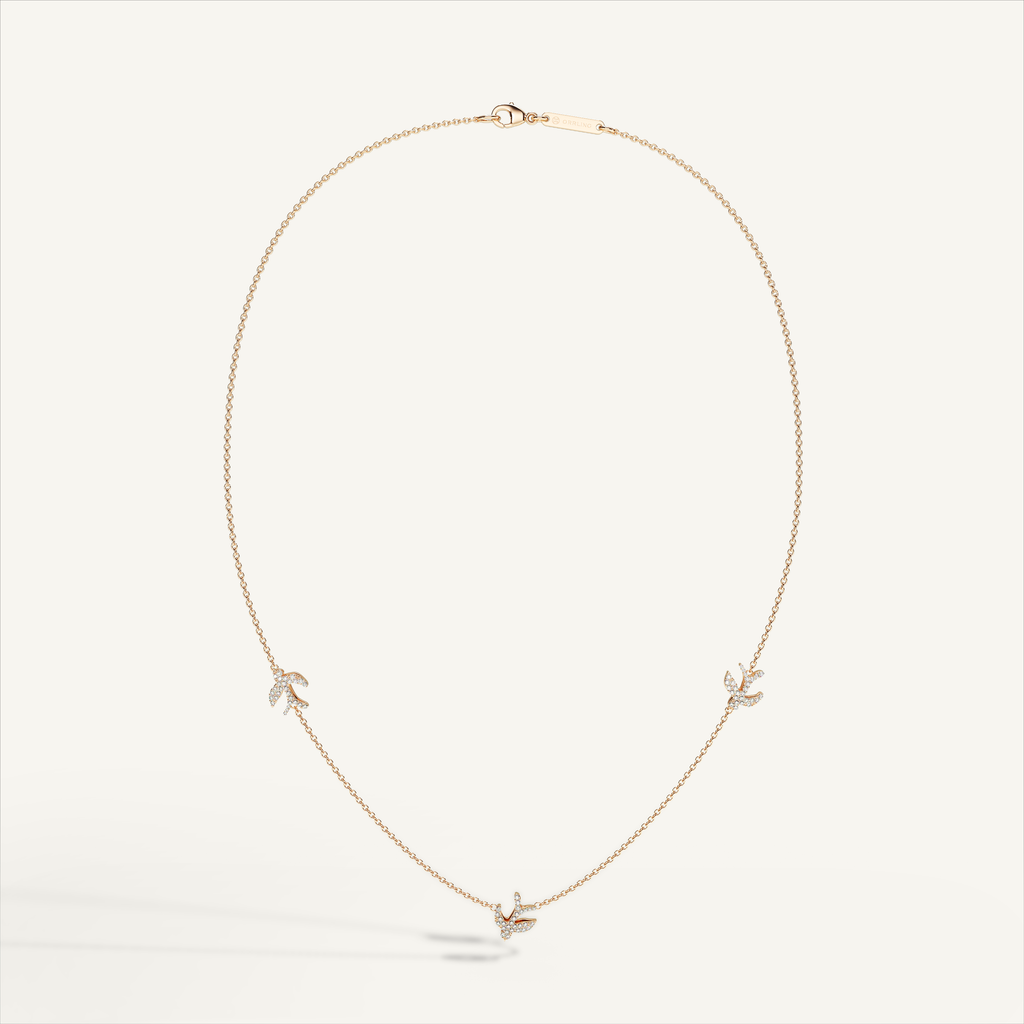 Little Nomad Trilogy Pavé Necklace — original product view 4
