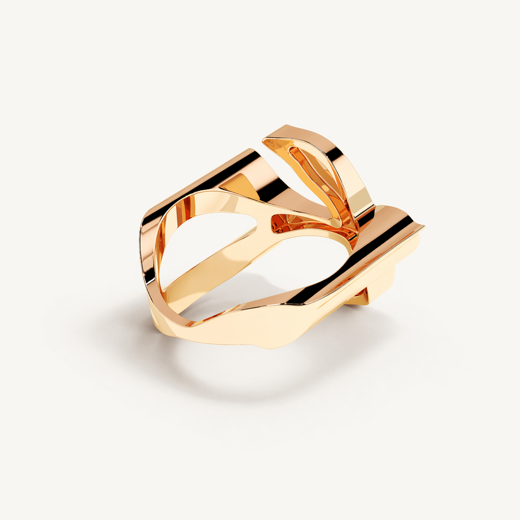 Little Nomad Pavé Ring, back view