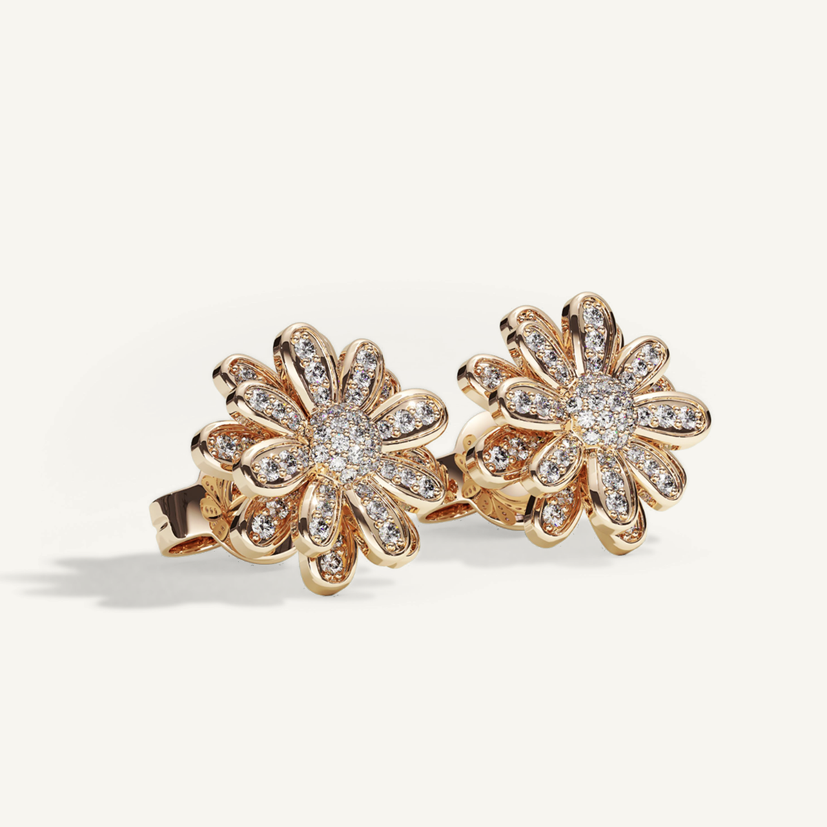 Measures of Love Midi Pavé Studs – product view 3