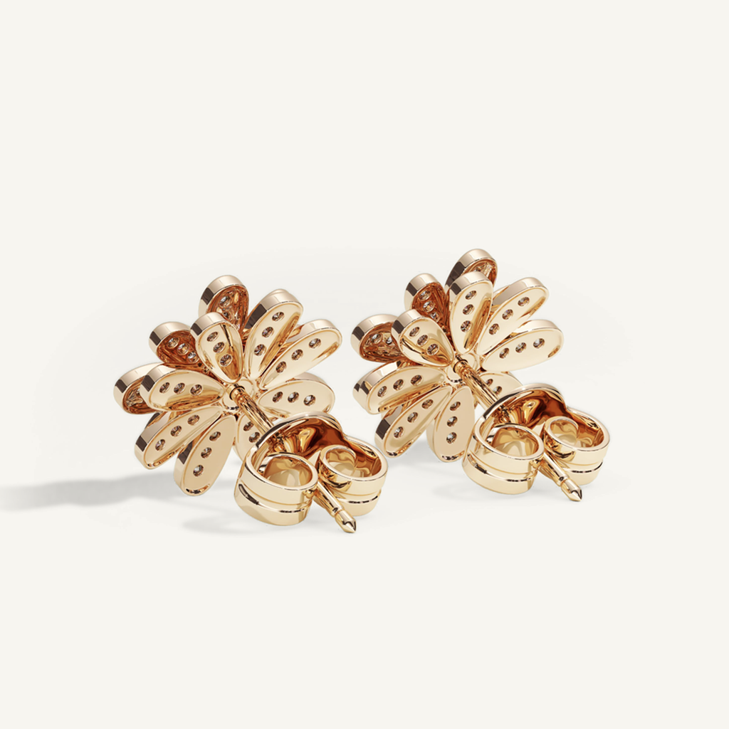 Measures of Love Midi Pavé Studs – product view 4