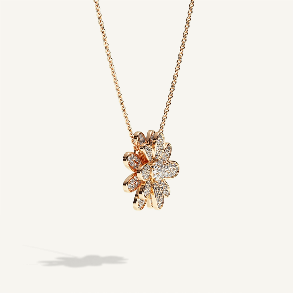 Measures of Love Pavé Necklace – product view 2